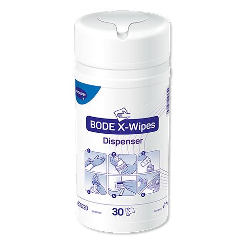 Bode X-Wipes Tuchspender für Vliesrollen mit 30 Tüchern, leer, farbneutral, 1 Stück