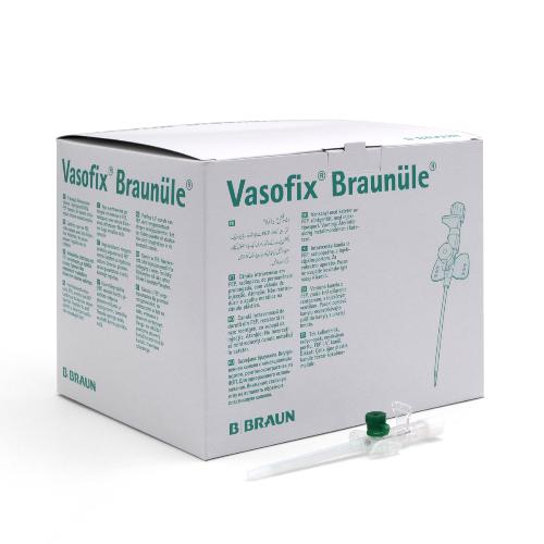 Vasofix Braunülen G18 1,3x45mm grün, 50Stk