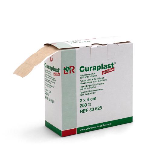 Curaplast sensitiv 2x4cm, 250St