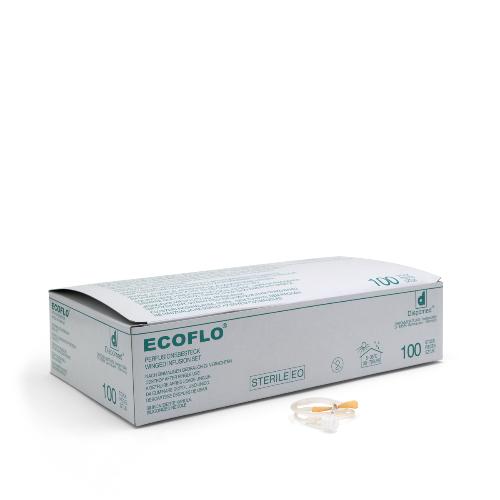 Ecoflo Perfusionsbesteck G19, 1,1x19mm elfenbein, 100Stk Ecoflo Perfusionsbesteck G19, 1,1x19mm elfenbein, 100Stk