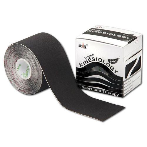 Nasara Kine Tape 5cmx5m schwarz, 1 Rolle