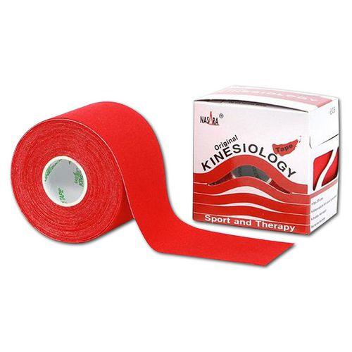 Nasara Kine Tape 5cmx5m rot, 1 Rolle