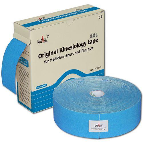 Nasara Kine Tape 5cmx32m blau, 1 Rolle