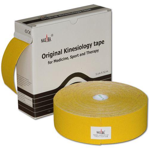 Nasara Kine Tape 5cmx32m gelb, 1 Rolle