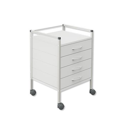 Basiswagen 08/16® 4 Schubl. B49 x H70,5cm weiß
