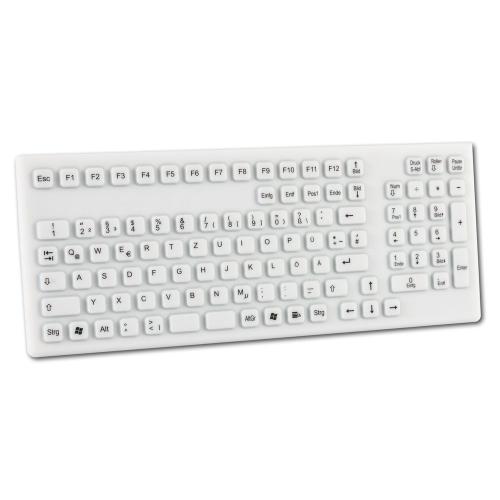 Hygienetastatur TKG-106-IP68-WHITE, 1St