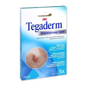 Tegaderm Film, Folienverband, rechteckig, 6 x 7 cm, 5 Stück