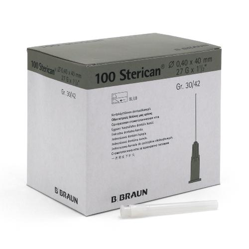Sterican Kanülen G27, 30/42 0,40x40mm, grau100St