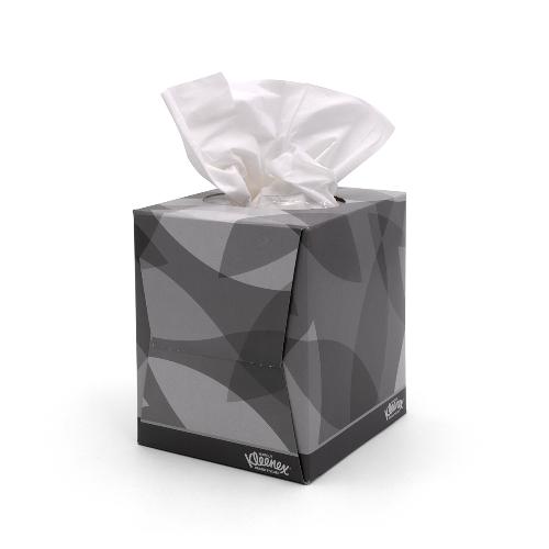 Tissues, weiß, Würfel-Spenderbox, 88 Tücher