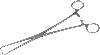 Kugelzange, Einmalinstrument aus Metall, steril, fein, Länge: 18 cm, 1 Stück