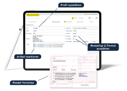 Praxis-Discount | Rezeptdruckfunktion-Detail Praxis-Discount | Rezeptdruckfunktion- Detail